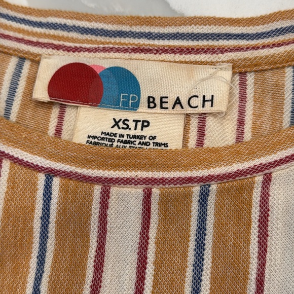 FREE PEOPLE FP Beach Marguerite
Striped Tee Maxi Dress Size XS TP - Picture 6 of 7